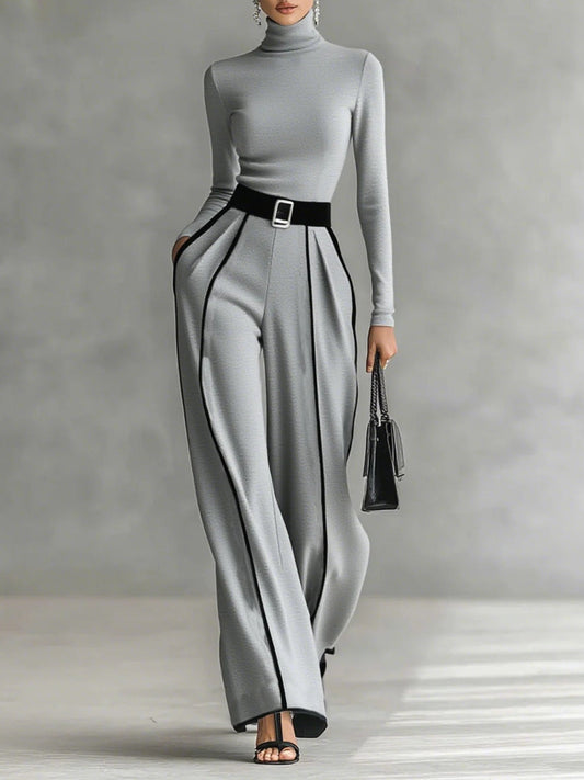 Vera™ | Conjunto elegante con detalles en contraste