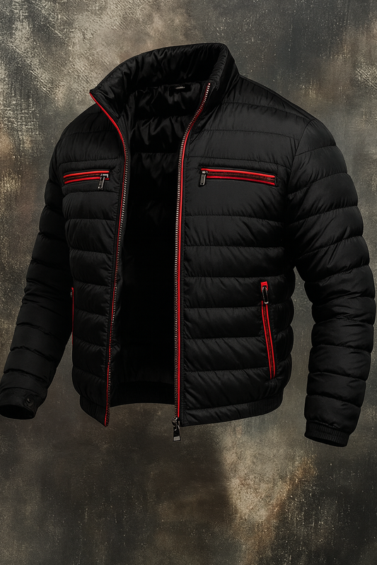 CHAQUETA ACOLCHADA NEGRA