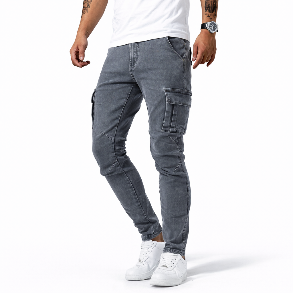 ALEX™ | VAQUEROS CARGO ELÁSTICOS