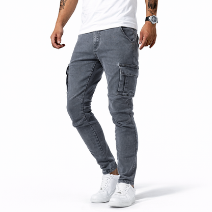 ALEX™ | VAQUEROS CARGO ELÁSTICOS