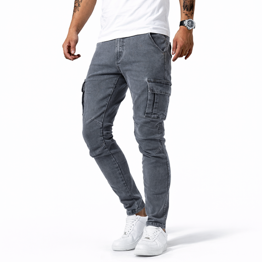 ALEX™ | VAQUEROS CARGO ELÁSTICOS