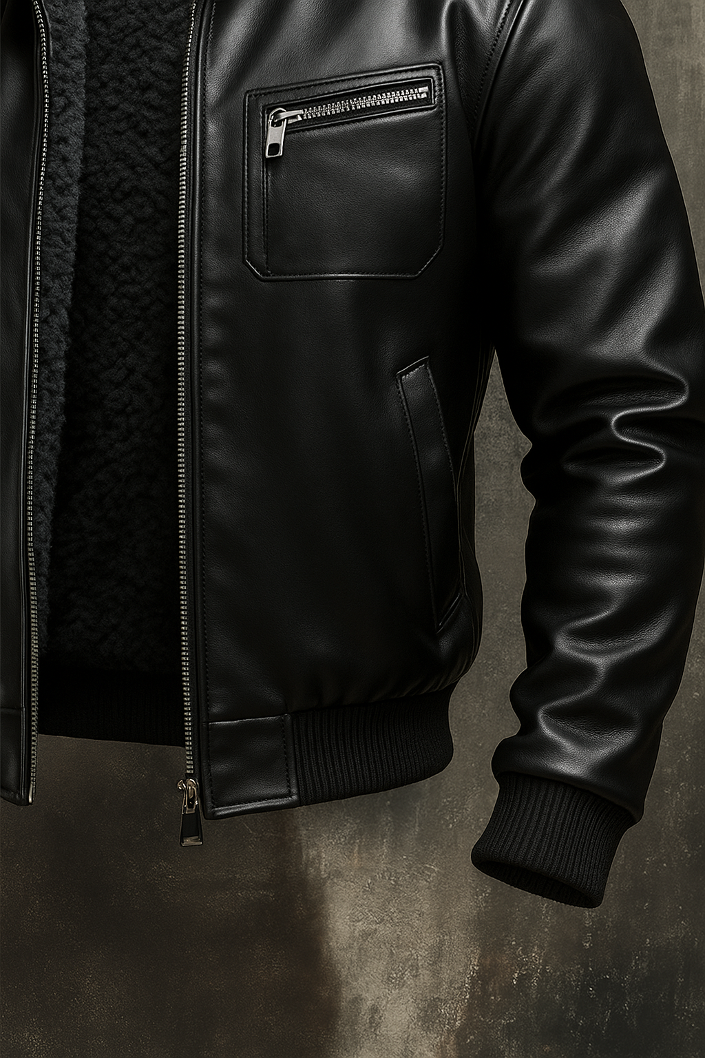 BERLIN BOMBER CHAQUETA DE PIEL