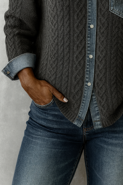 CAMISA DE PUNTO & DENIM