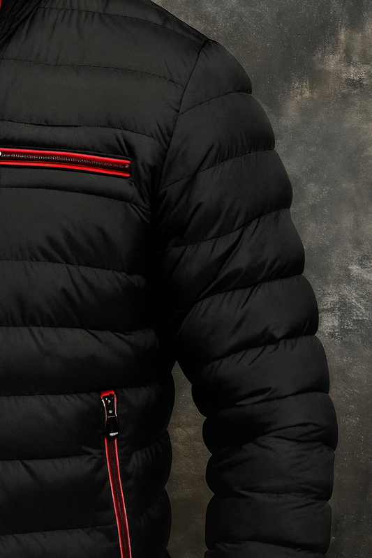 CHAQUETA ACOLCHADA NEGRA