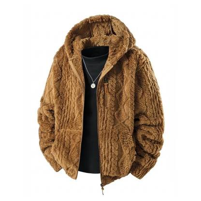 SUDADERA TEDDY CON CAPUCHA