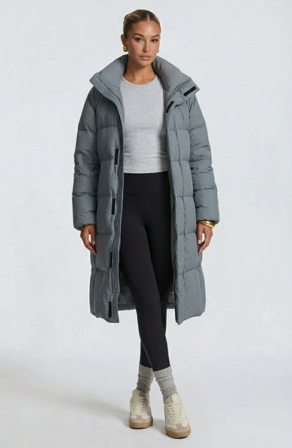 CHAQUETA LARGA ACOLCHADA