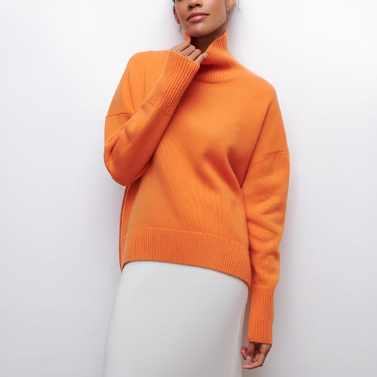 JERSEY DE PUNTO CON CUELLO VUELTO