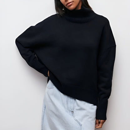 JERSEY DE PUNTO CON CUELLO VUELTO