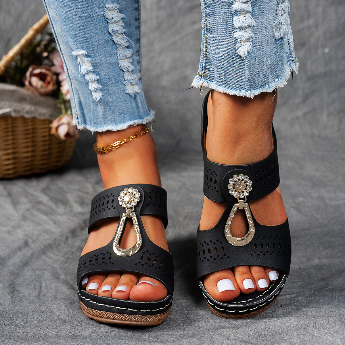 Isabel™ | Sandalias Ortopédicas de Tacón