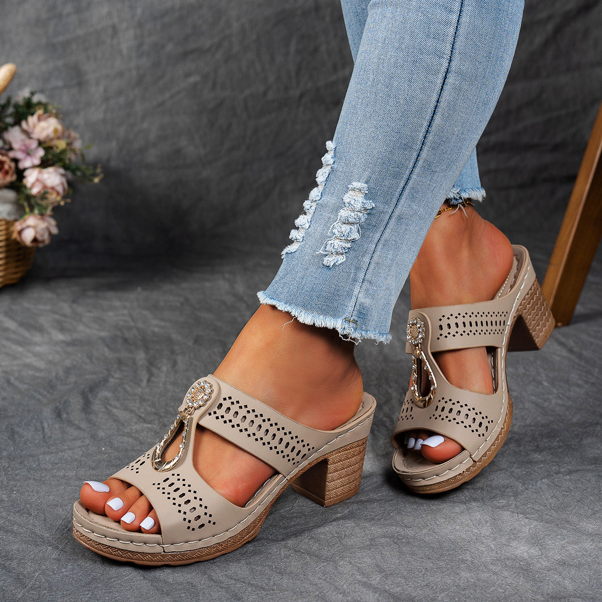 Isabel™ | Sandalias Ortopédicas de Tacón