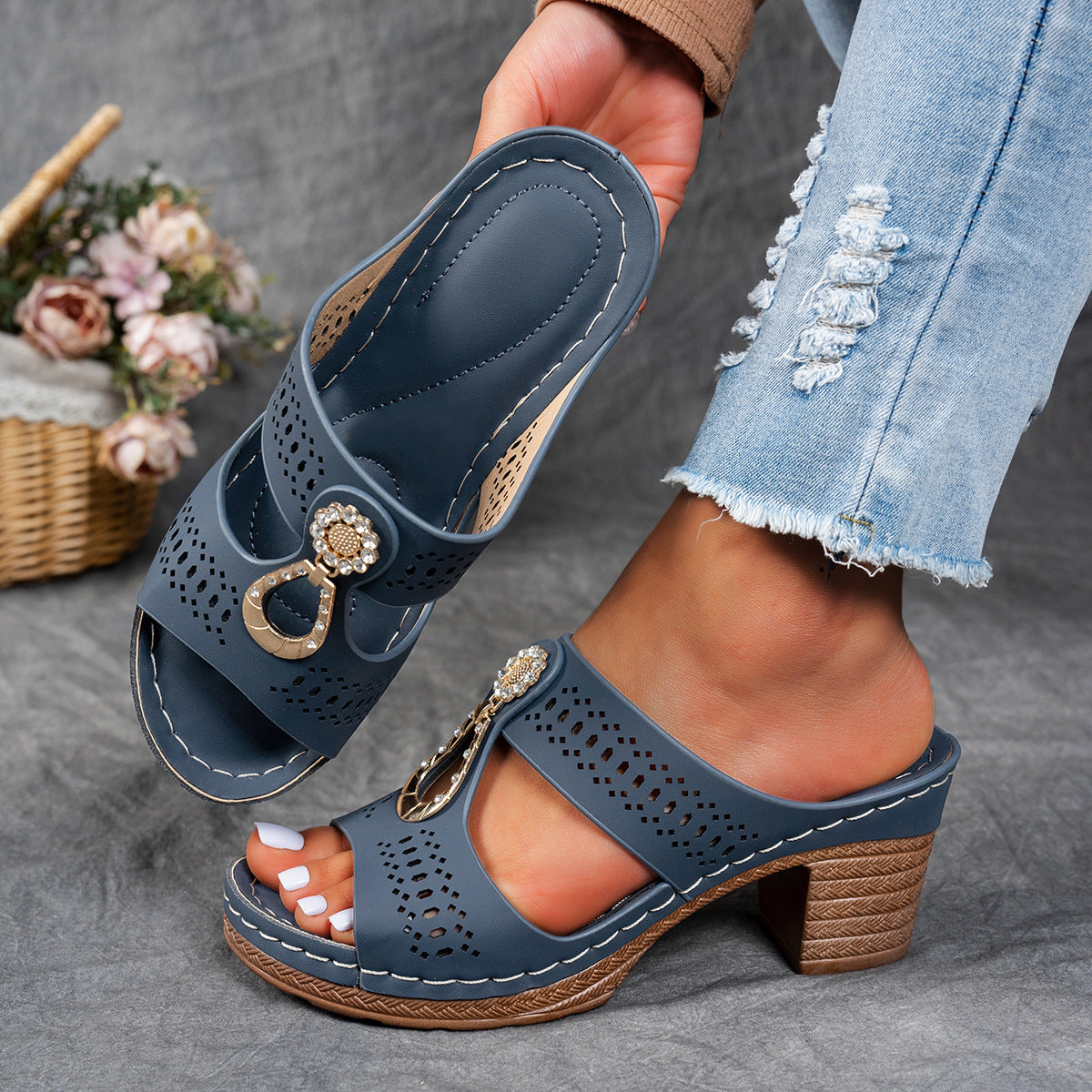 Isabel™ | Sandalias Ortopédicas de Tacón