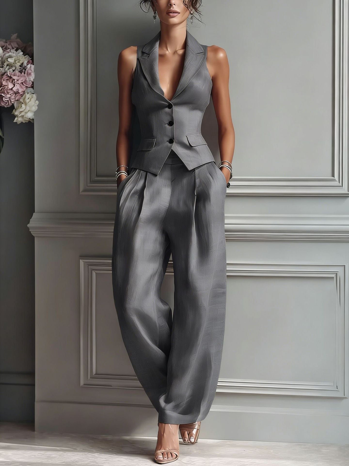 Conjunto de mujer con escote