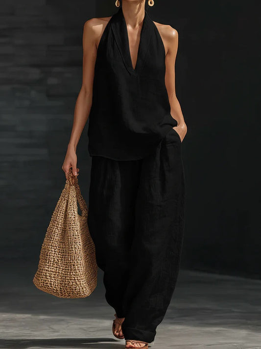 Zoe™ Conjunto con pantalones anchos