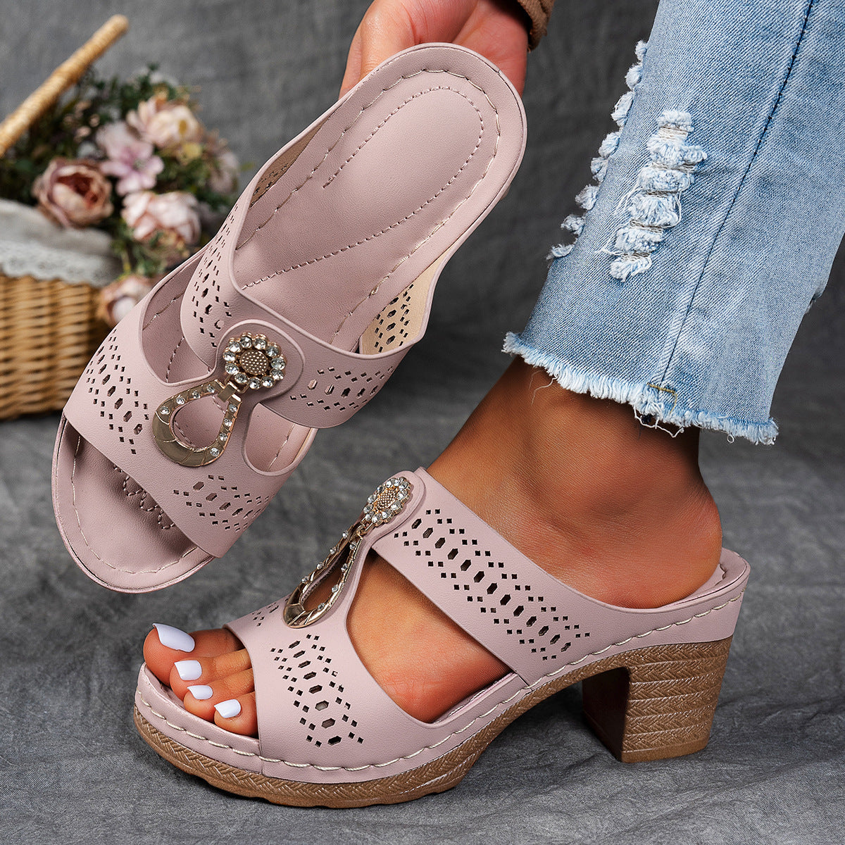 Isabel™ | Sandalias Ortopédicas de Tacón