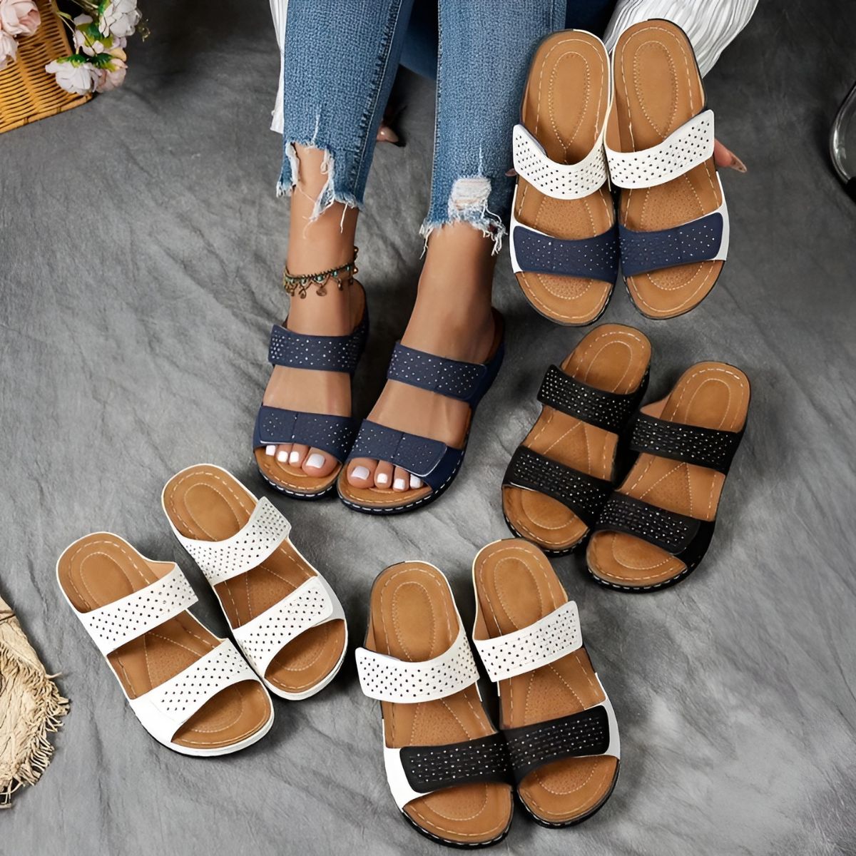 Leire – Sandalias ortopédicas elegantes