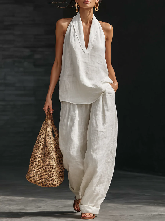 Zoe™ Conjunto con pantalones anchos
