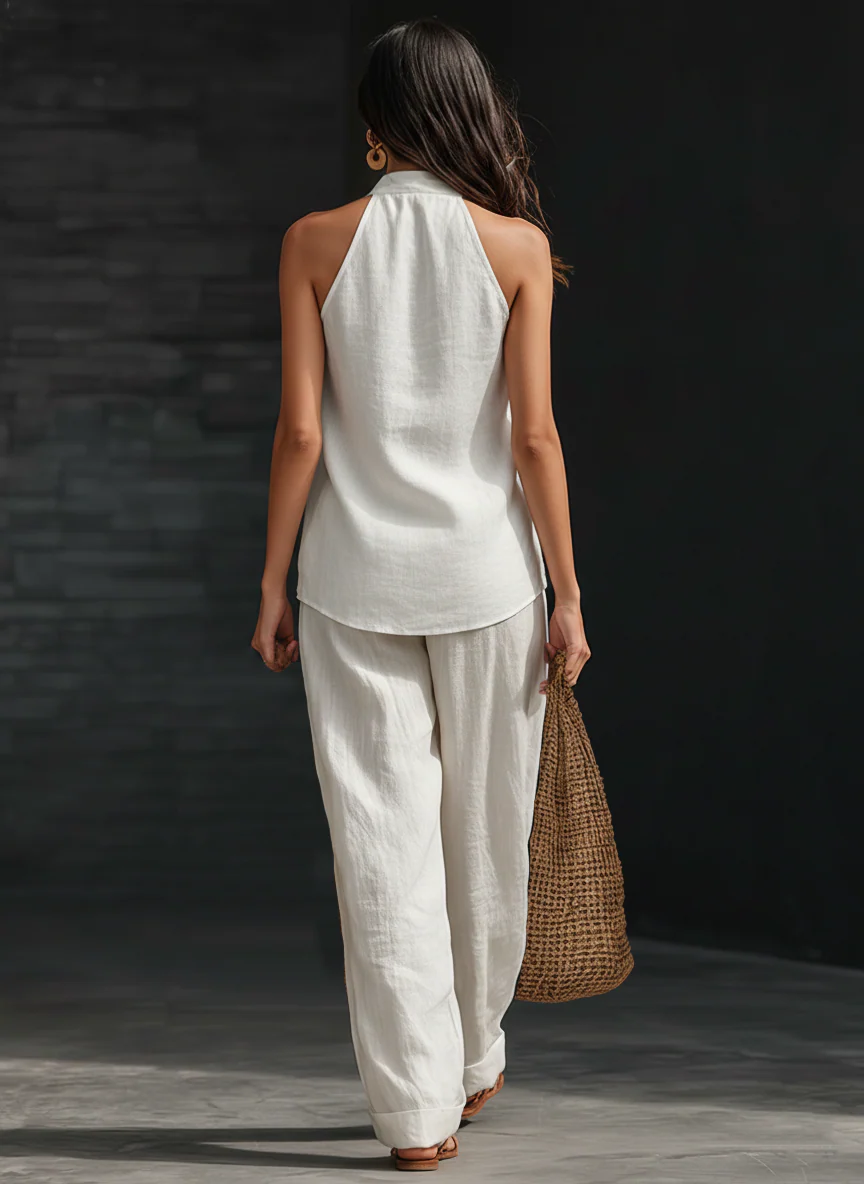 Zoe™ Conjunto con pantalones anchos