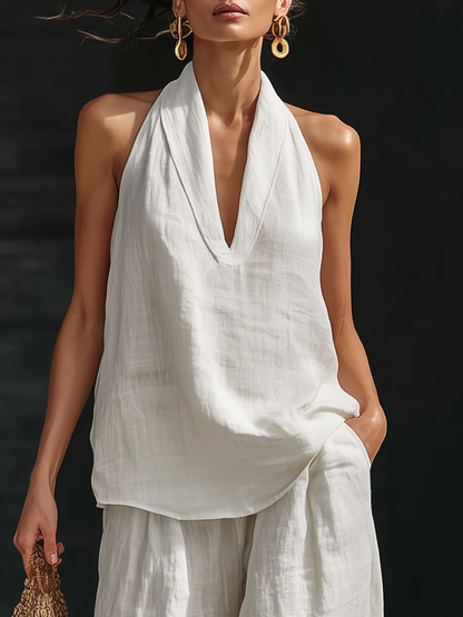 Zoe™ Conjunto con pantalones anchos