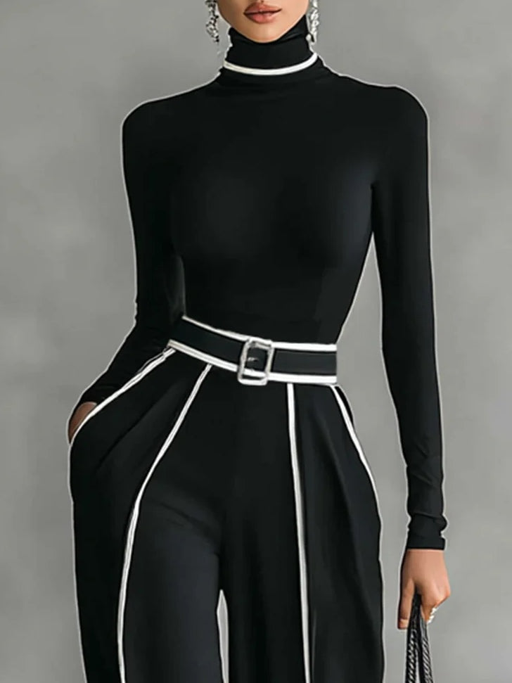Vera™ | Conjunto elegante con detalles en contraste