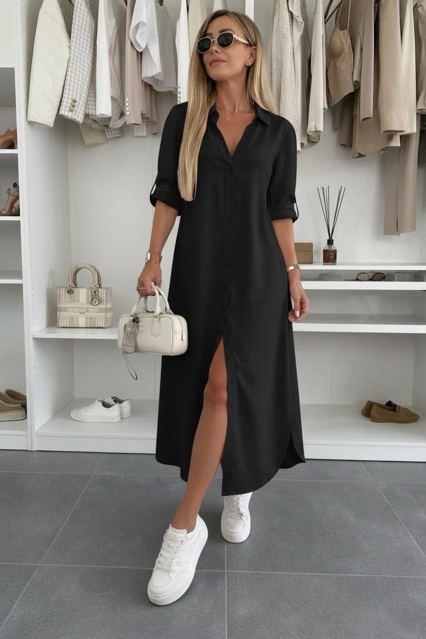 Vestido camisero oversize