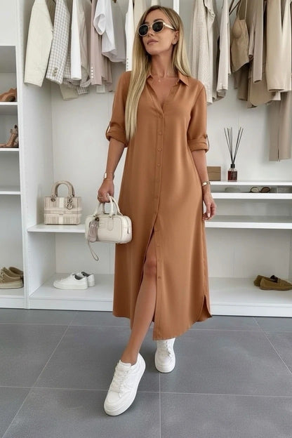 Vestido camisero oversize