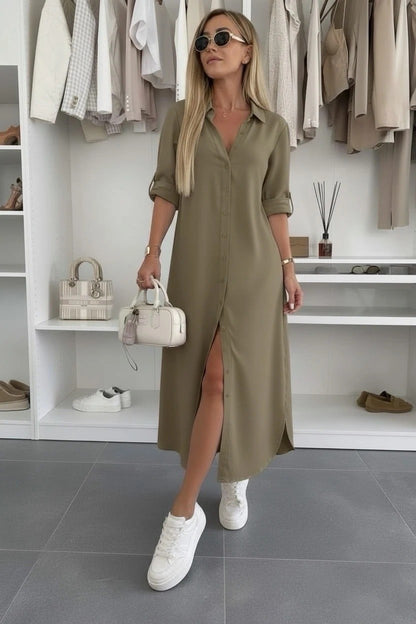 Vestido camisero oversize