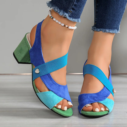 Lara™ | Tacones cómodos con correas cruzadas