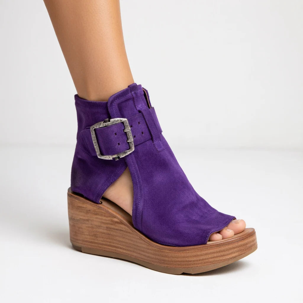 Orelisse™ — Botines de cuña abierta estilo moderno