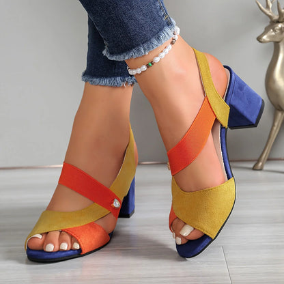 Lara™ | Tacones cómodos con correas cruzadas