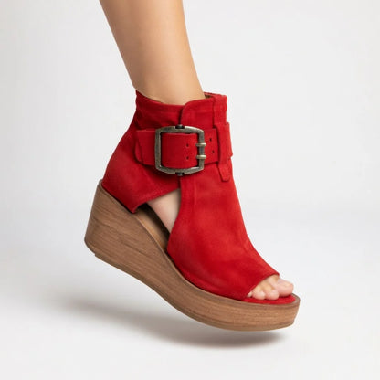 Orelisse™ — Botines de cuña abierta estilo moderno
