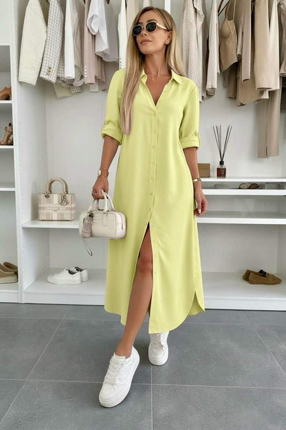 Vestido camisero oversize