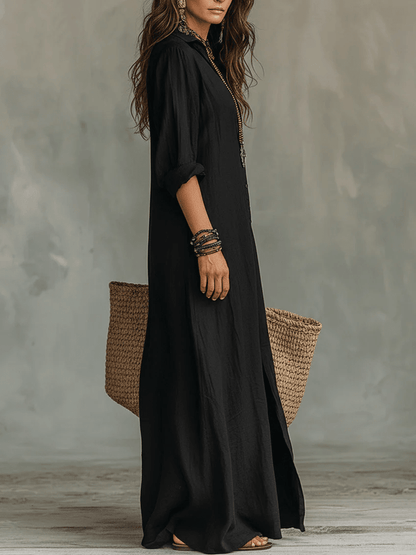Soline™ | Maxi vestido con botones