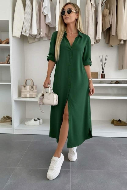 Vestido camisero oversize