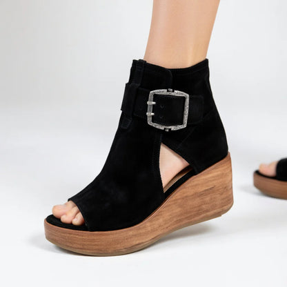Orelisse™ — Botines de cuña abierta estilo moderno